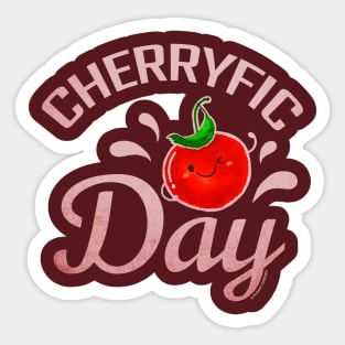 Cherryfic Day Sticker